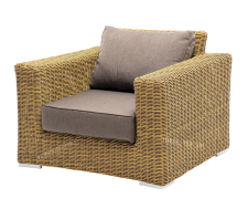 Кресло плетеное для уличных кафе и ресторанов